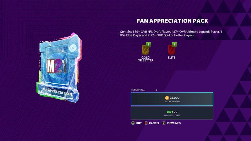 Prime Gaming - Fan Appreciation Ultimate Team Pack