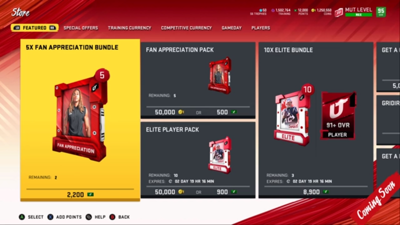 Madden 23 half price packs ban? : r/MaddenUltimateTeam