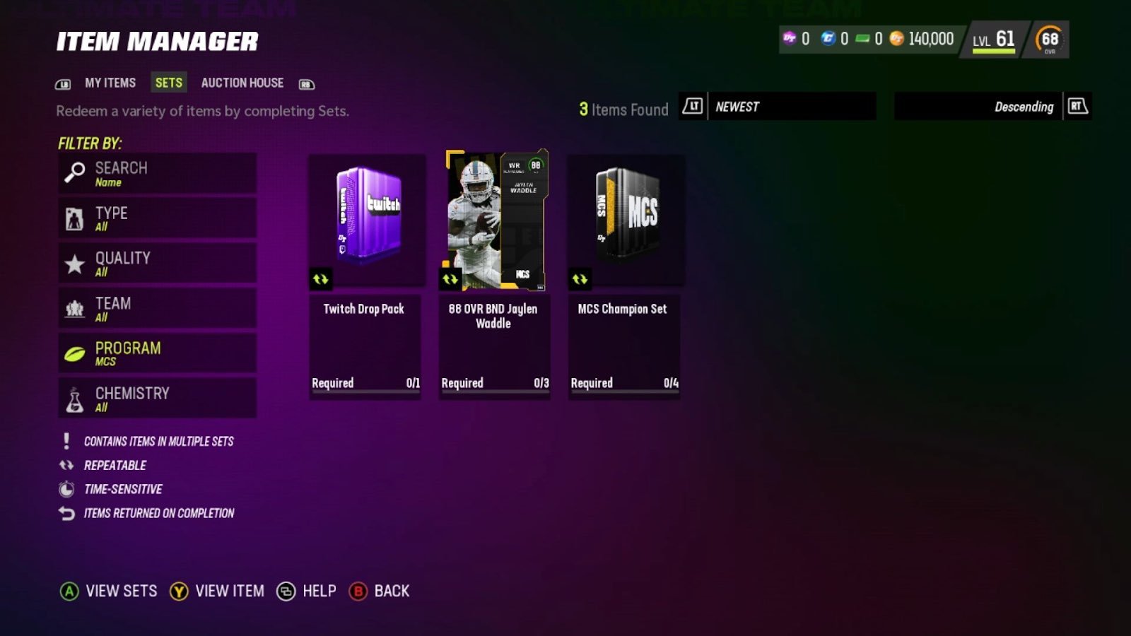 Madden NFL 23 Ultimate Team Database